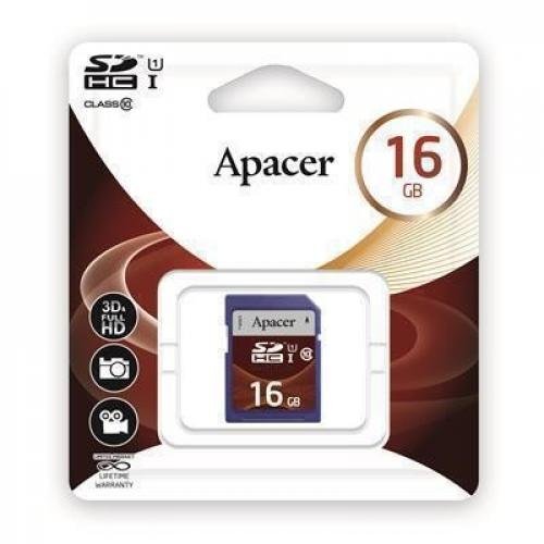 Apacer SDHC 16GB 10MB/s, UHS-I/Class 10 atmiņas karte