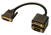 DVI-Splitterkabel, 2 Port  1 x DVI-D M an 2 x DVI-D F