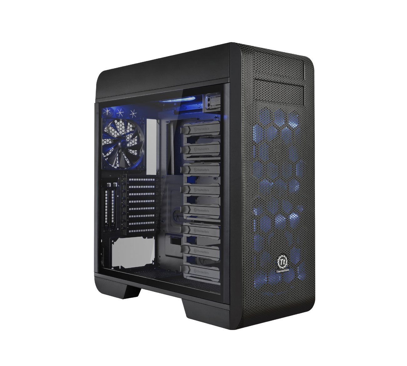 Thermaltake Core V71 Te mpered Glass Black Datora korpuss