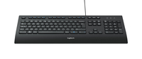 K280e USB QWERTZ Schweiz Schwarz (920-005218) klaviatūra