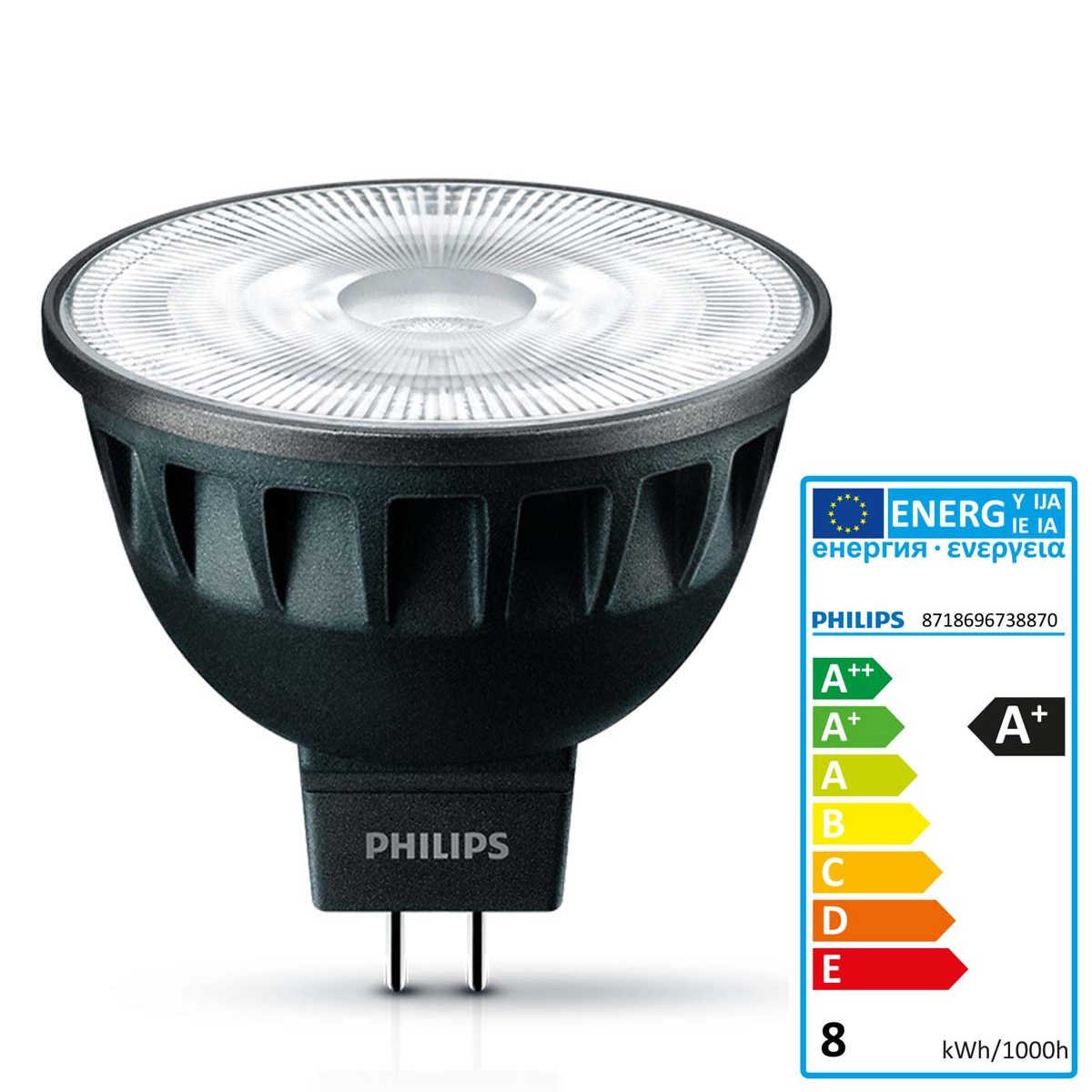 Philips Master LEDspot MR16 6,5W 940 GU5.3 - 36° 4000K dimable apgaismes ķermenis