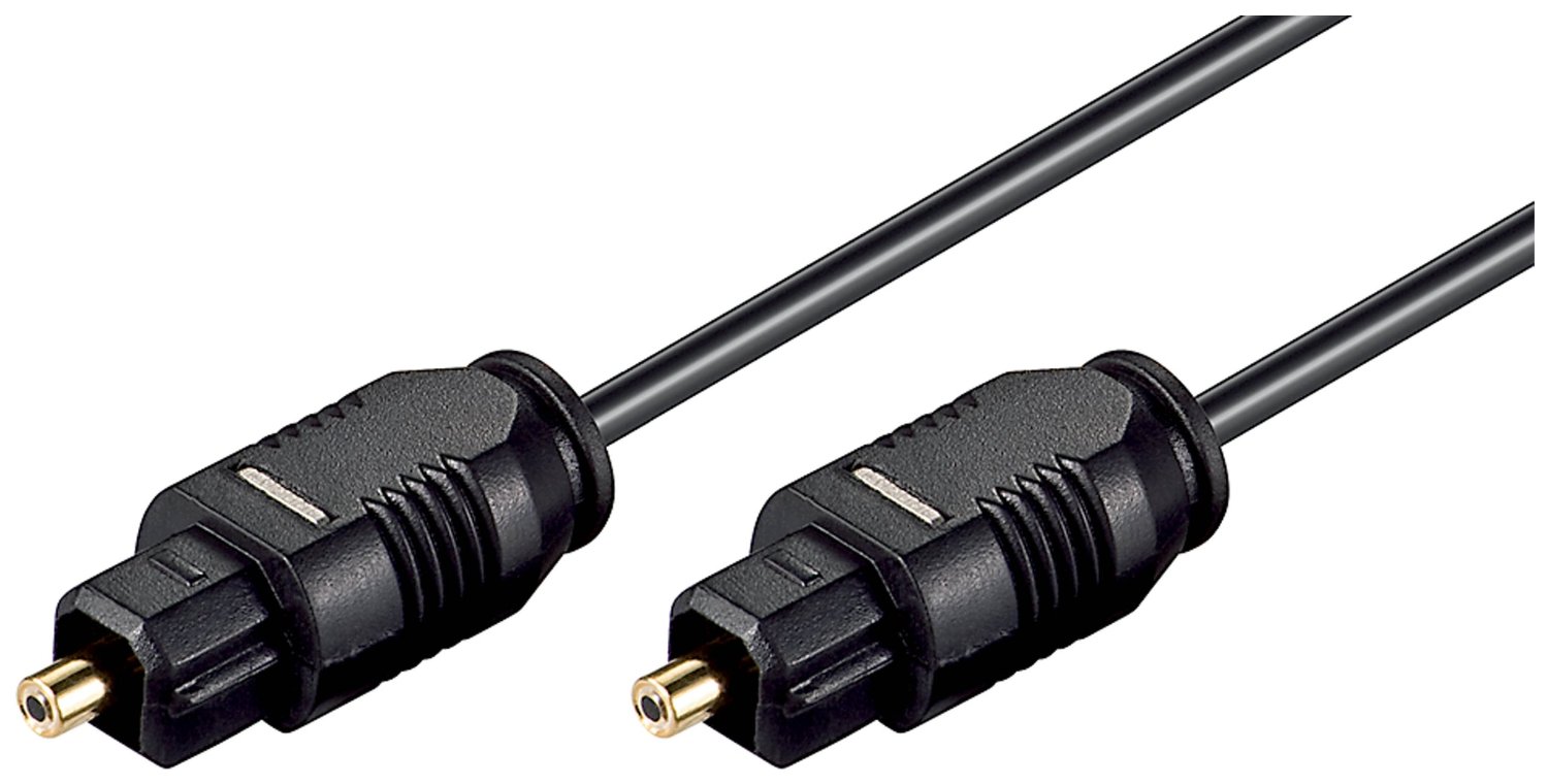 goobay Toslink Cable black 1,5m kabelis, vads