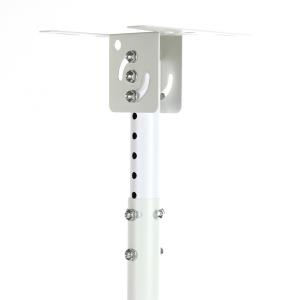 ART Holder P-107W, 47-76cm to projector white| 15KG Mounting to the ceiling projektora aksesuārs