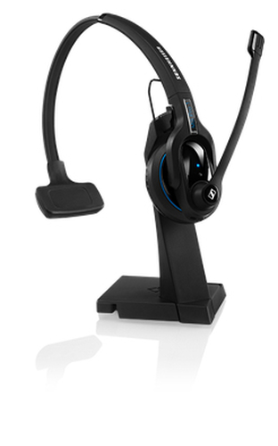 SENNHEISER BT MOBILE BUSINESS HEADSET, CHARGING STAND + DONGLE, MS