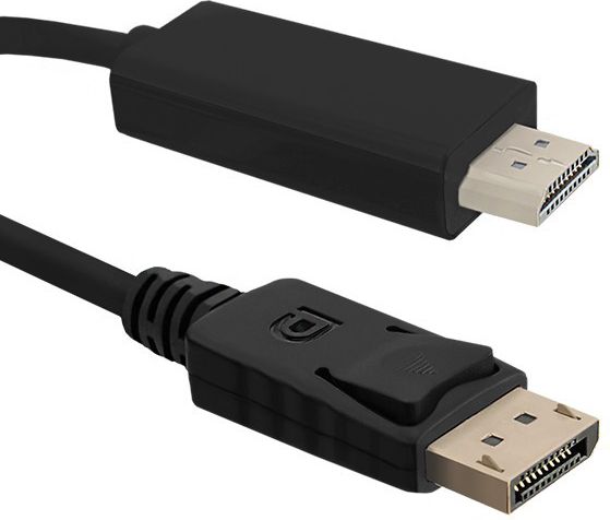 Qoltec Cable DisplayPort v1.1 / HDMI | 1080p | 2m kabelis, vads