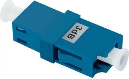 Fiber optic attenuator   LC/UPC(F)-LC/UPC(F)3dB kabelis, vads