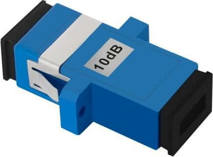 Fiber optic attenuator   SC/UPC(F)-SC/UPC(F)10dB kabelis, vads