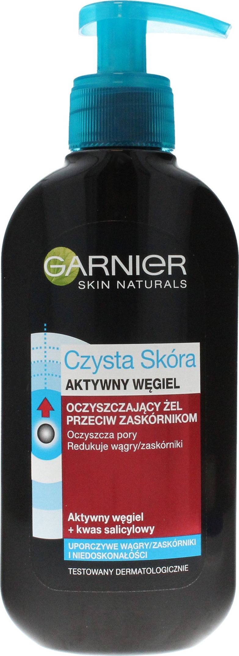 Garnier Zel do twarzy Skin Naturals Czysta Skora Intensive Aktywny Wegiel oczyszczajacy 150ml 3600542105286 (3600542105286) kosmētikas noņēmējs