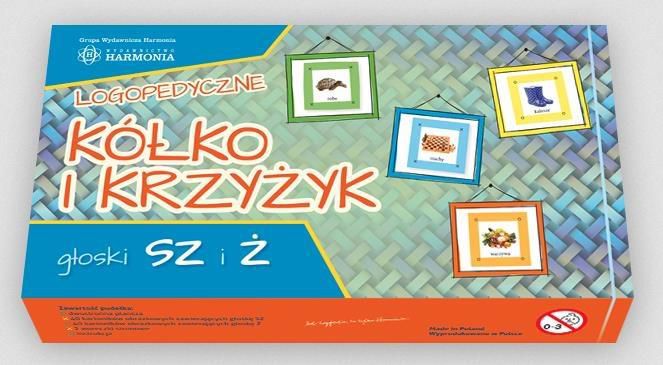 Gra - logopedyczne kolko i krzyzyk. Gloski SZ i Z 233442 (5907377431121) galda spēle