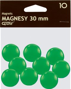 Grand Magnes 30mm zielony 10 sztuk GRAND 279592 (5903364258702)