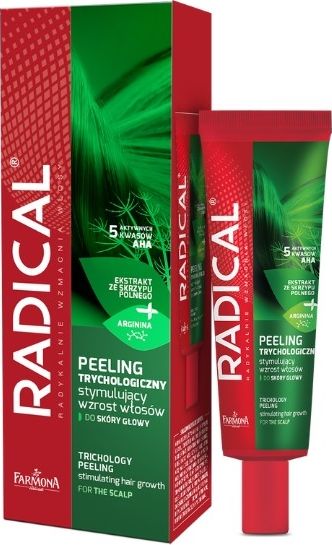 Farmona Peeling trychologiczny do wlosow Radical Trichology Peeling stymulujacy wzrost wlosow 75ml 5900117008140 (5900117008140)