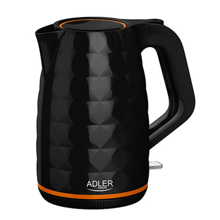 Kettle AD 1277 1.7L black Elektriskā Tējkanna