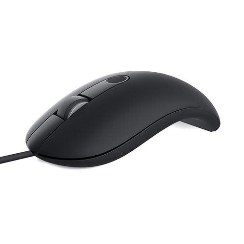 Dell Mouse with Fingerprint Reader MS819 Wired, Black Datora pele