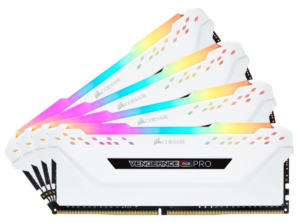 Corsair Vengeance RGB Pro Weisz 32GB DDR4 Kit 3600-18 K4 operatīvā atmiņa