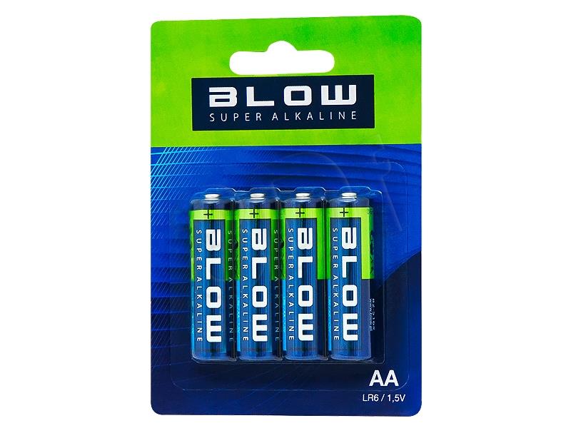 BLOW BATTERY SUPER ALKALINE 4xAA LR6 - blister Baterija