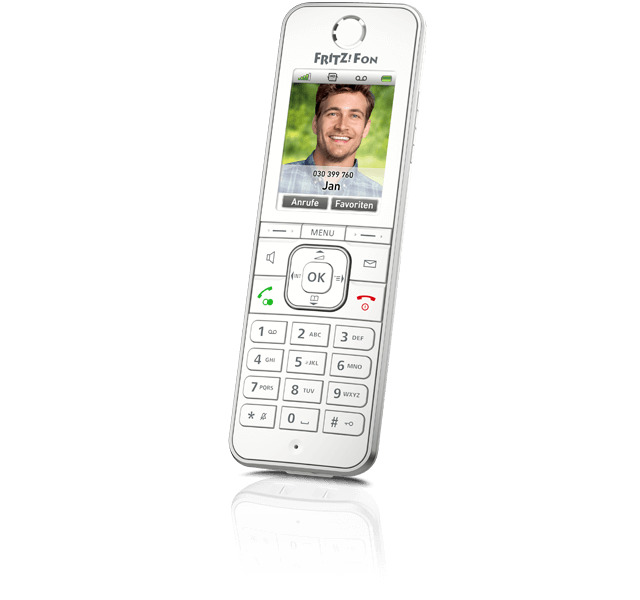AVM FRITZ! Fon C6 handset (white, handset with charger) telefons