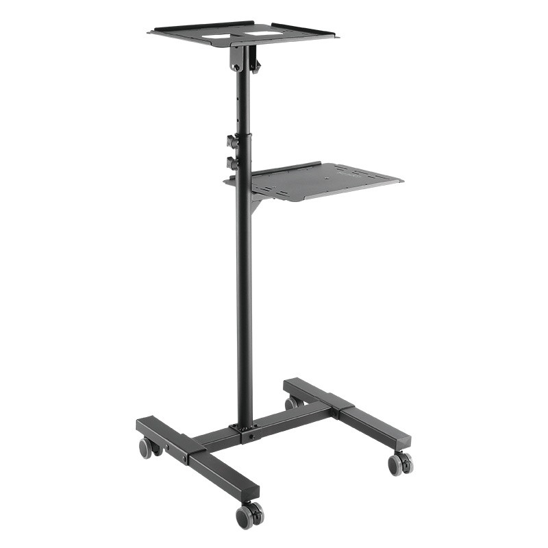 Adjustable projector laptop cart TV stiprinājums