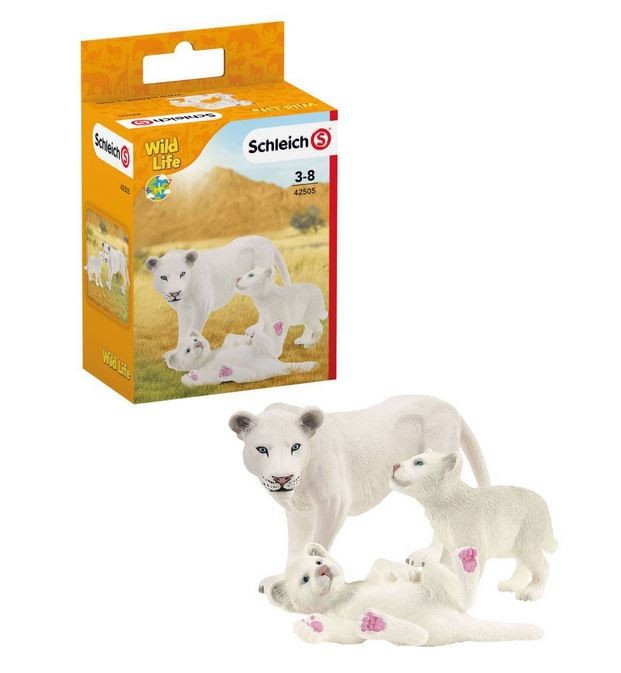 Schleich Wild Life mother lion with babies - 42505 konstruktors