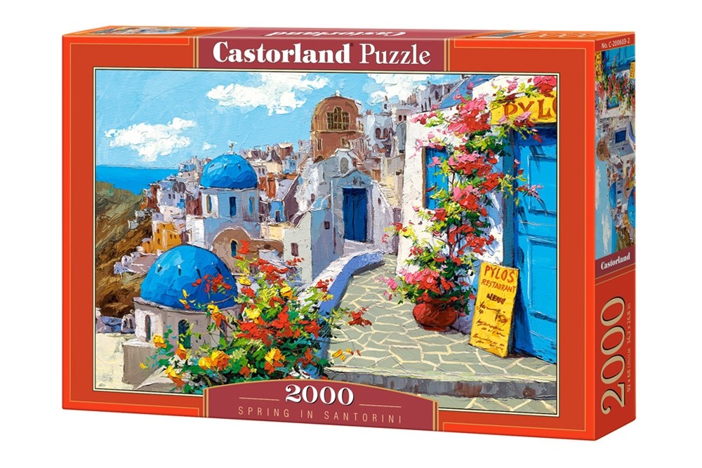 Castor 2000 EL. Spring in Santorini puzle, puzzle