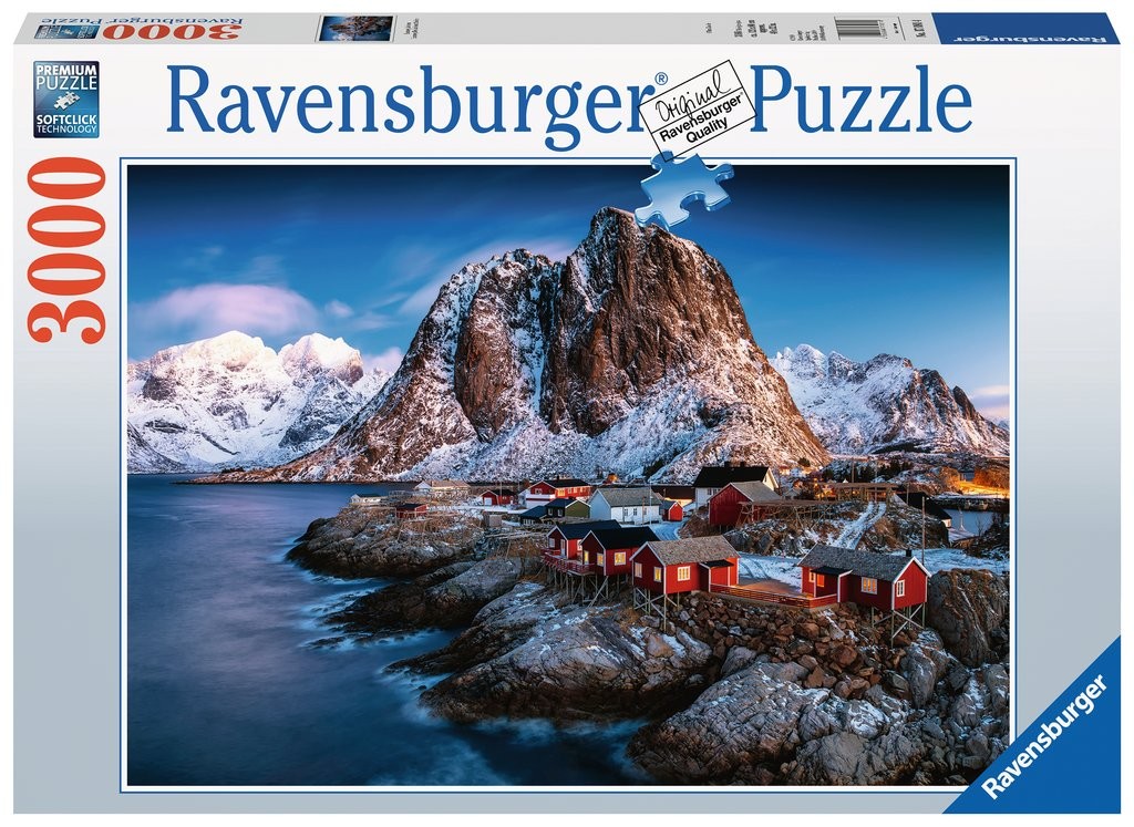 RAVENSBURGER Puzzles 3000 items Lofoten, Norway puzle, puzzle