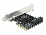 Delock 5 port SATA PCI Express x4 Card - Low Profile Form Factor karte