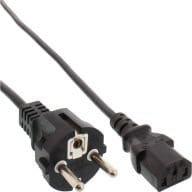 Stromkabel - Typ E (M) zu IEC 60320 C13 - 1.8 m - geformt - Schwarz (Packung ... adapteris