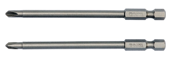 Yato Tri-Wing screwdriver bits TW1x100mm TW3x100mm 1/4 2 pcs. (YT-0496)