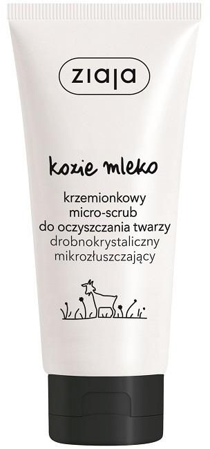 Ziaja Kozie Mleko Krzemionkowy micro-scrub do oczyszczania twarzy 75ml Z741 (5901887042686) kosmētika ķermenim