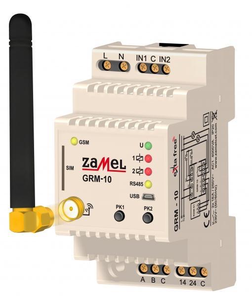 Zamel Zdalny sterownik GSM modulowy 2-kanalowy GRM-10 GRM-10 (5903669065043)