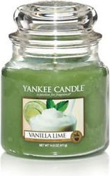 Yankee Candle Classic Medium Jar scented candle Vanilla Lime 411g