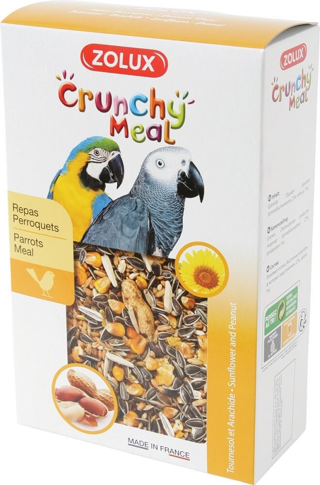Zolux CRUNCHY MEAL food for large parrots 600 g