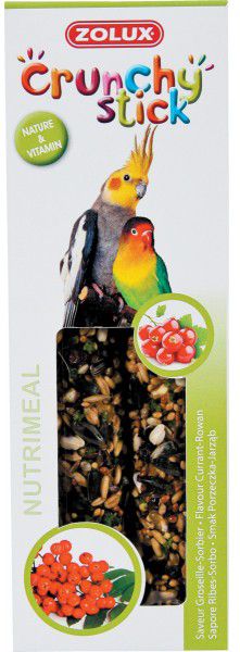 Zolux Crunchy Stick duze papugi porzeczka/jarzebina 115 g 1105141 (3336021371162)