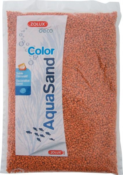 Zolux Aquasand Color pomarancz stepowy 1kg 4961208 (3336023460932)