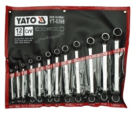 Yato Set of bent ring wrenches 6-32mm 12pcs. (YT-0398)