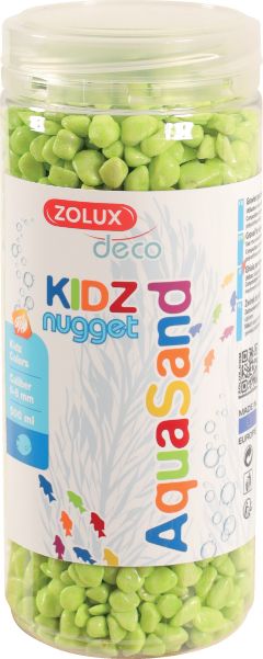 Zolux Zwirek Aquasand Kidz Nugget zielony 500ml 4961192 (3336023462356)