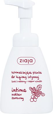 Ziaja Intima Nektar zurawiny Normalizujaca pianka do higieny intymnej 250ml 00247 (5901887036630) kosmētika ķermenim