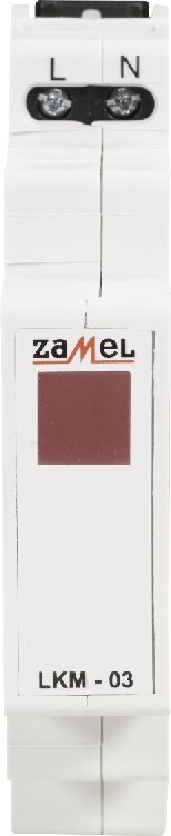 Zamel Wskaznik zasilania 230V LED czerwona LKM-03-10 (EXT10000044) EXT10000044 (5903669007562) apgaismes ķermenis