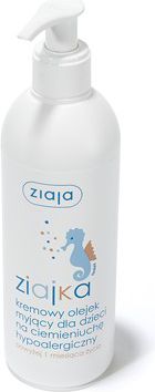 Ziaja Ziajka kremowy olejek myjacy dla dzieci na ciemieniuche hypoalergiczny 300 ml 9001111 (5901887026556) Matu šampūns