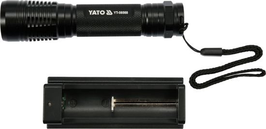 Latarka Yato Latarka XP-G3 CREE 6W, akumulatorowa,120 x 28mm (YT-08568) kabatas lukturis