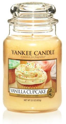 Yankee Candle Large Jar duza swieczka zapachowa Vanilla Cupcake 623g