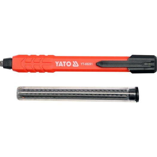 Yato Carpentry / Masonry pencil automatic with additional graphite (YT-69281)