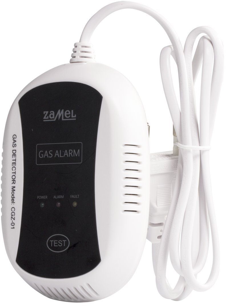Zamel Network gas sensor natural gas and propane-butane 230V AC CGZ-01 (GAR10000052) drošības sistēma