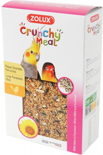 Zolux CRUNCHY MEAL pokarm dla papug 800 g 1115529 (3336021371537)