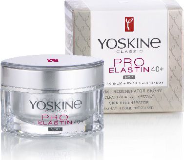 Yoskine Classic Pro Elastin 40+ Krem na noc 50ml 074618 (5900525034618) kosmētika ķermenim