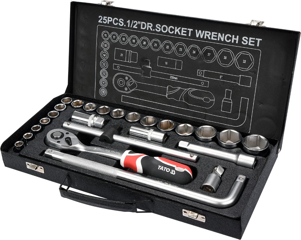 Yato Socket Wrench Set 1/2 