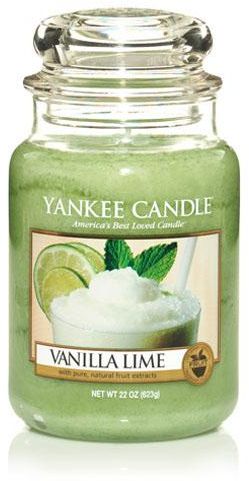 Yankee Candle Large Jar duza swieczka zapachowa Vanilla Lime 623g