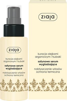 Ziaja Kuracja olejkiem arganowym i tsubaki Satynowe serum wygladzajace 50ml Z427 (5901887036951)