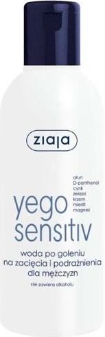 Ziaja Yego Sensitiv woda po goleniu na zaciecia i podraznienia dla mezczyzn 200ml 5901887038221 (5901887038221)
