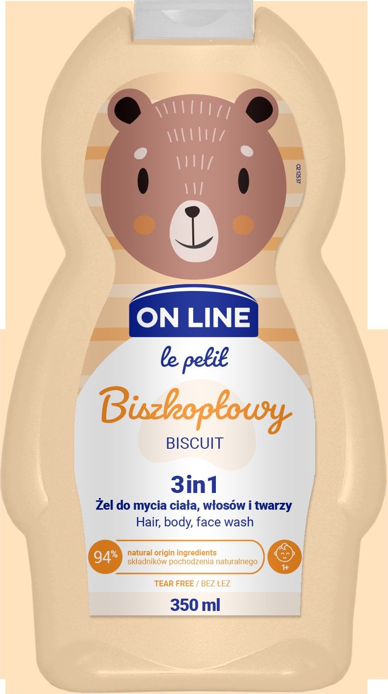 On Line Le Petit zel do mycia 3w1 dla dzieci Biszkoptowy 107339 (5903116742688) aksesuāri bērniem