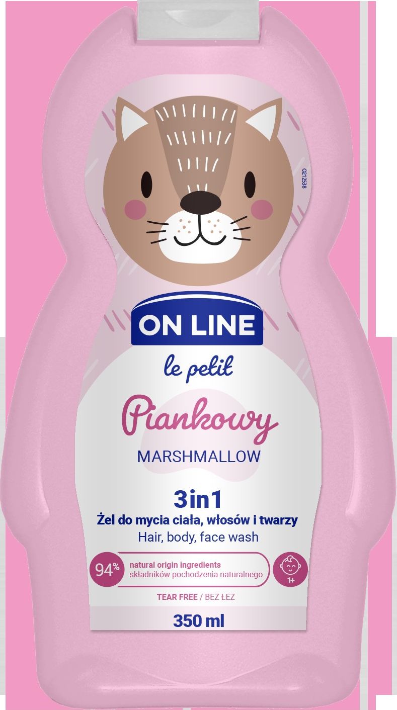 On Line Le Petit zel do mycia 3w1 dla dzieci Piankowy 107340 (5903116742701) aksesuāri bērniem